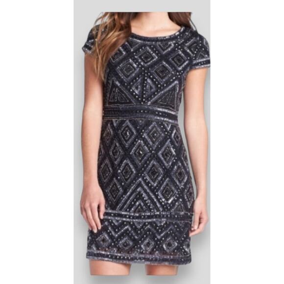 ADRIANNA PAPELL DRESS 10 COCKTAIL PARTY WEDDING GUEST FESTIVE HOLIDAYS - Picture 2 of 16